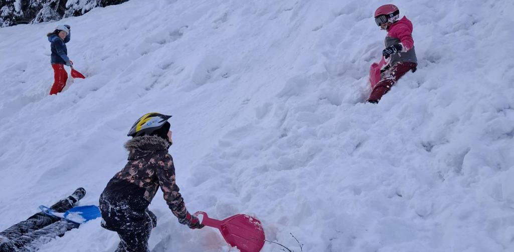 Rutschen Rutschblatteln