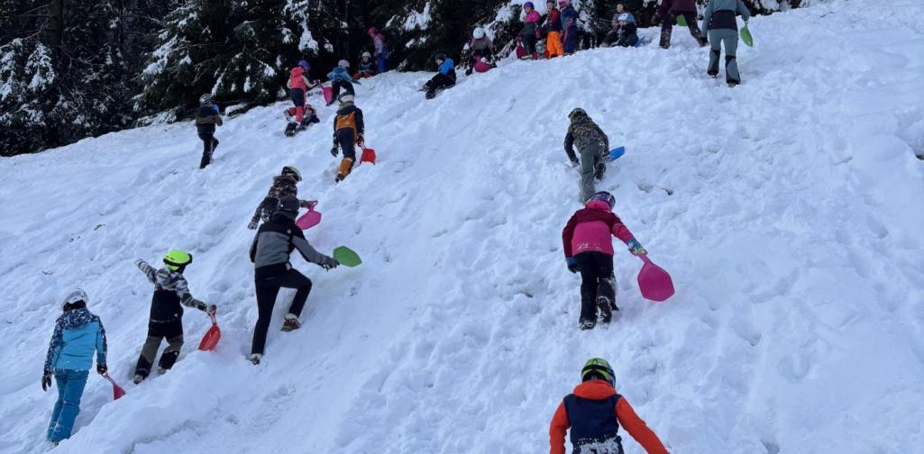 Rutschblattln Rutschen