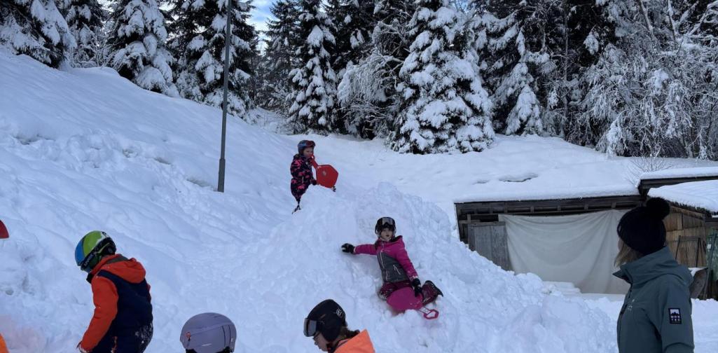 Rutschblattln Rutschen