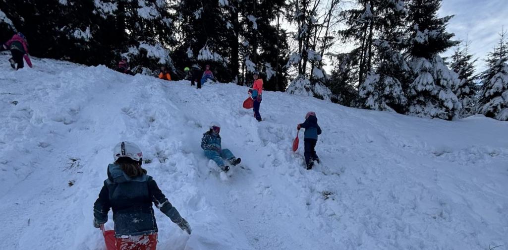 Rutschblattln Rutschen